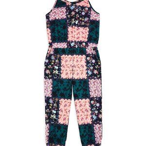 NWT Marchesa Notte Mini Little Girls Cleo Patchwork Jumpsuit Size 2